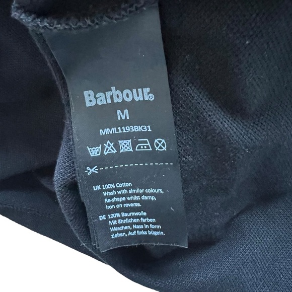Barbour International Men's Essential Tipped Polo Shirt Black Size M - Picture 10 of 11